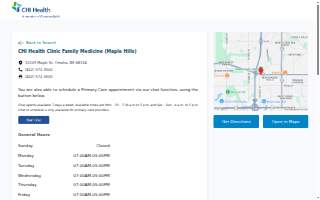 CHI Health Clinic Family Medicine (Maple Hills)