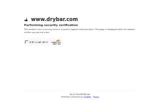 Drybar of Columbia website