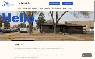 Jorde Chiropractic Clinic website