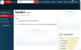 Hander, Inc. Plumbing & Heating website