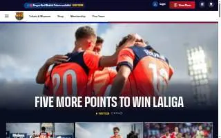 Barcelona Bar website