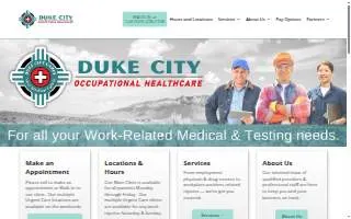 Duke City Occupational Healthcare website