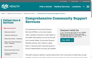 UNM Health System,Forensic Comprehensive Community Support Services