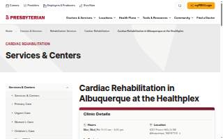 Presbyterian Cardiac Rehabilitation in Albuquerque at Presbyterian Healthplex