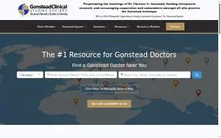Gonstead Chiropractic of Nashville website