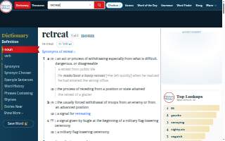 Retreat