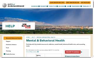 New Mexico Behavioral Health resources