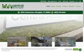 Central Animal Hospital of Memphis website