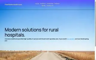 FreeState Healthcare website