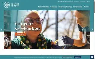 Hunter Health HumanKind Ministries Clinic website