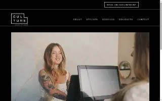 Culture Hair Studio of Knoxville website