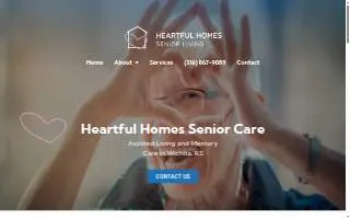 Heartful Homes Senior Care website