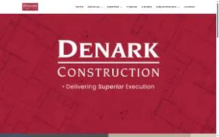 Denark Construction website