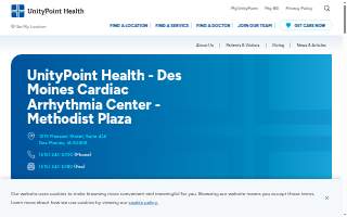 UnityPoint Health - Des Moines Cardiac Arrhythmia Center - Methodist Plaza