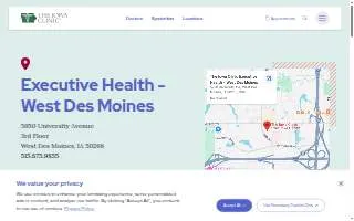 The Iowa Clinic Executive Health - West Des Moines website
