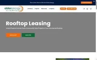 Alder Energy Development website
