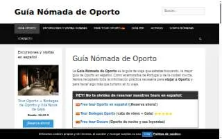 Oporto Fooding House & Wine website
