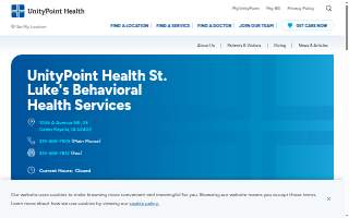 UnityPoint Health St. Luke's Behavioral Health Services