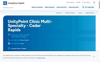UnityPoint Clinic Multi-Specialty - Cedar Rapids