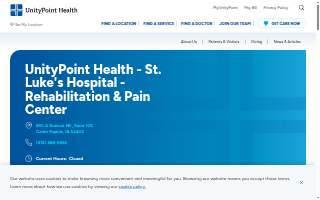 UnityPoint Health - St. Luke's Hospital - Rehabilitation & Pain Center