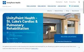 UnityPoint Health - St. Luke’s Cardiac & Pulmonary Rehabilitation website