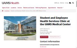 UAMS Health - Student and Employee Health Services Clinic