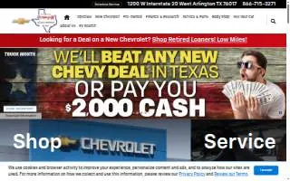 Vandergriff Toyota of Dallas website