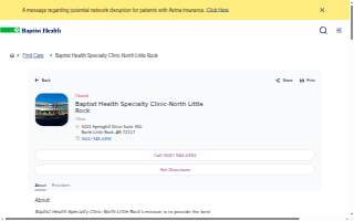 Baptist Health Specialty Clinic-North Little Rock