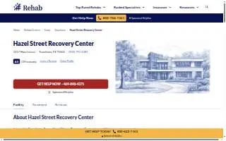 Hazel Street Recovery Center website