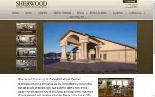 Sherwood Nursing & Rehab Center website