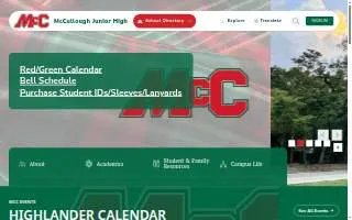 McCullough Heating & Air Conditioning of Austin website