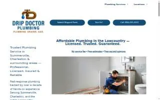 Drip Doctor Plumbing website