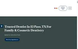 El Paso Family Dental website