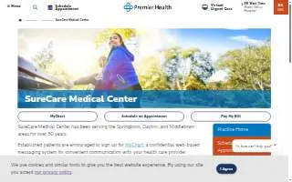 Surecare Specialty Pharmacy website