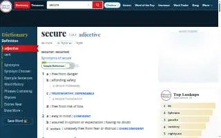Secure Dental—Davenport website