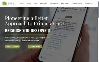 Sabal Dental website