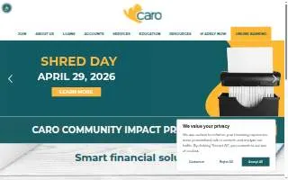 Caro Robert MD website