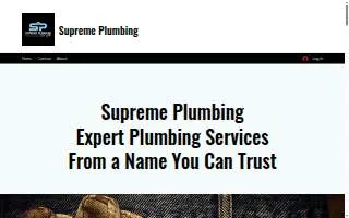 Supreme Plumbing Tx llc website