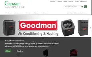 Cregger Company, Inc. of North Charleston website