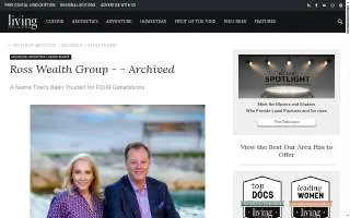 Ross Wealth Group website