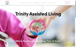 Trinity Assisted Living B/C website