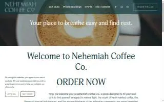 Nehemiah Coffee Company website