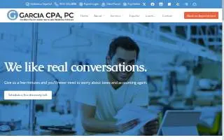 Garcia CPA, PC website