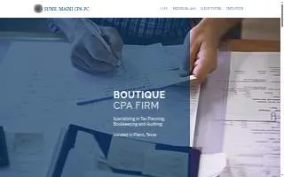 Sunil Maini CPA PC website