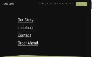 1418 Coffee - Historic Downtown Plano website