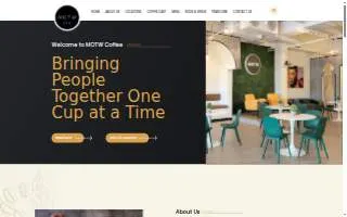 MOTW Coffee and Pastries of Naperville website