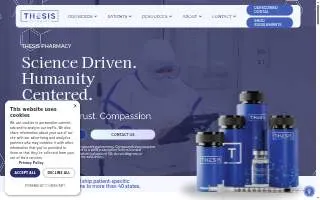 Thesis Pharmacy website