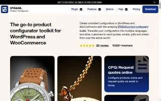 Staggs Plumbing website