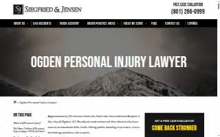 Siegfried & Jensen of Ogden website