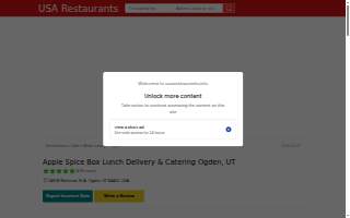 Apple Spice Box Lunch Delivery & Catering Ogden, UT
